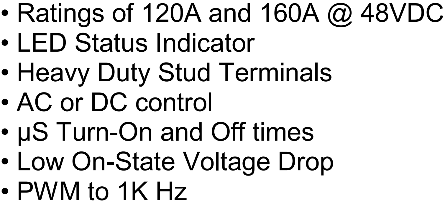 ממסרים מצב מוצק CRYDOM SSR HDC 48VDC